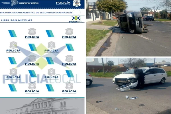 Una camioneta Suran County y una Renault Kangoo al mando de un hombre de 32 años, colisionaron en calles Boer y Roca de zona sur