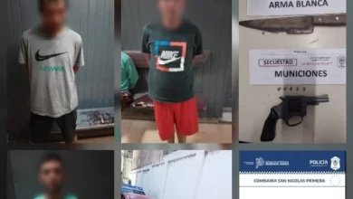 Se labraron actas por 'tenencia ilegal de arma de fuego de uso civil. Interviene la UFI Nº 12.