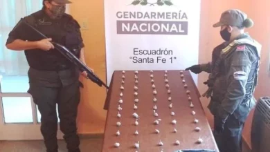 Gendarmería secuestró bochas de marihuana en Las Chapitas