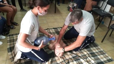 personal del SAME es el encargado de las capacitaciones.