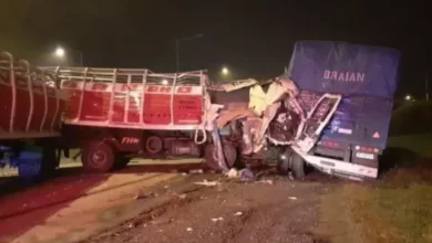 Choque fatal de camiones en la ruta 9