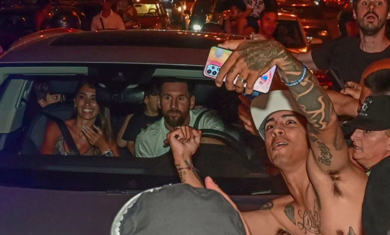 Lionel Messi y sus compañeros celebraron el título del Mundo en Rosario