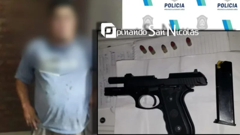 Amenazó a la ex con un arma de fuego