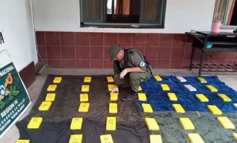 Aprehenden a un hombre que intentó huir con más de 64 kilos de cocaína