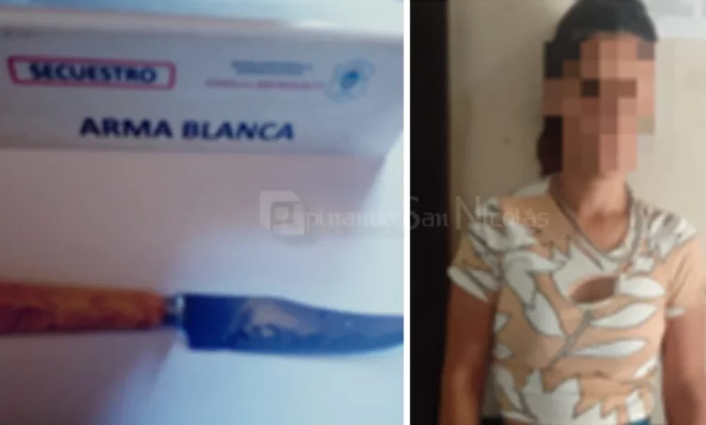 Intentó agredir al ex con una navaja tras discusión