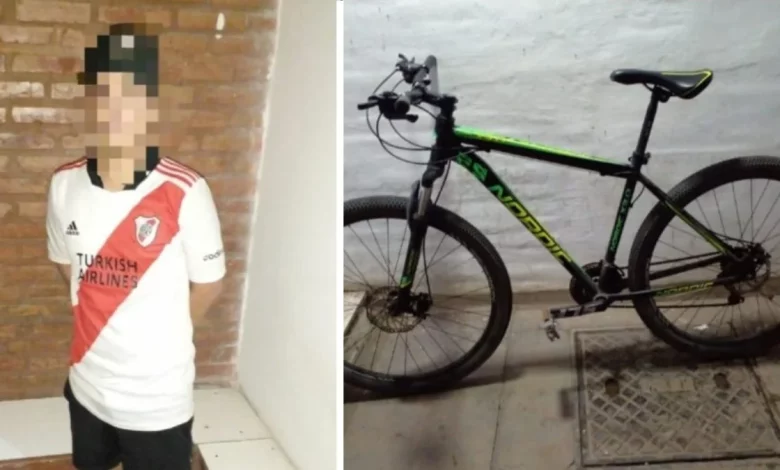 Robó una bicicleta y fue aprehendido