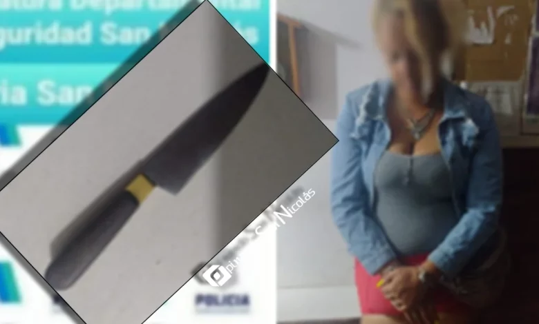 Llevaba una cuchilla entre sus prendas