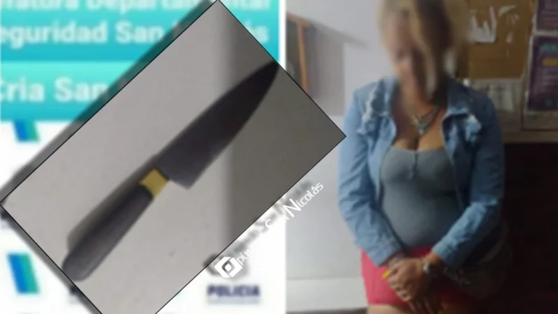 Llevaba una cuchilla entre sus prendas