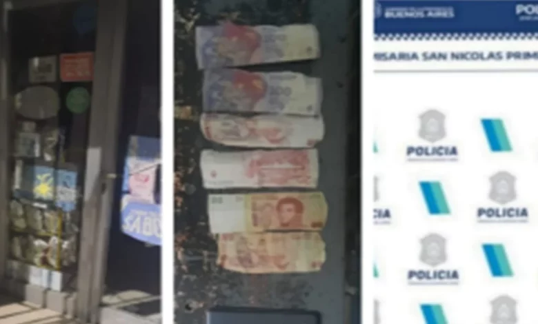 Menor aprehendido por tentativa de robo en un local