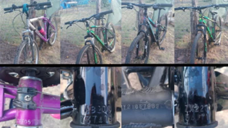 Sujeto aprehendido por comprar bicicletas robada y luego revenderlas
