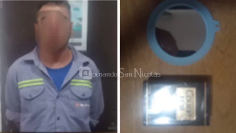 Se olvidaba de pagar un perfume y un espejo de un comercio