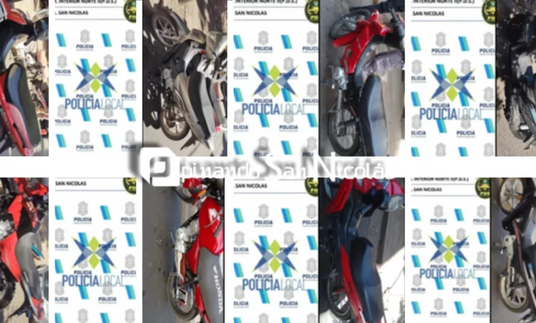 Secuestraron 8 motos en operativo de control vehicular