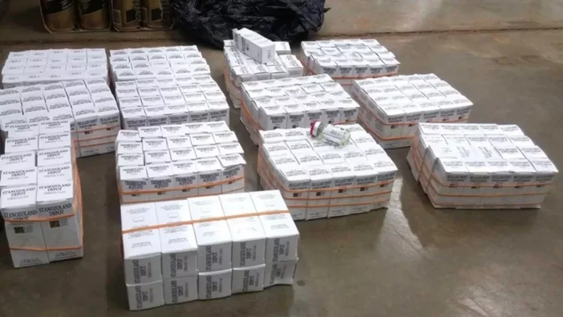 Anabólicos ilegales secuestrados en San Nicolás