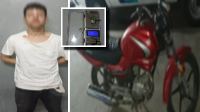 Se llevó a cabo la aprehensión de un individuo por resistencia a la autoridad y por inf. a las leyes 23.737 y 24.449 por sustancias ilícitas.