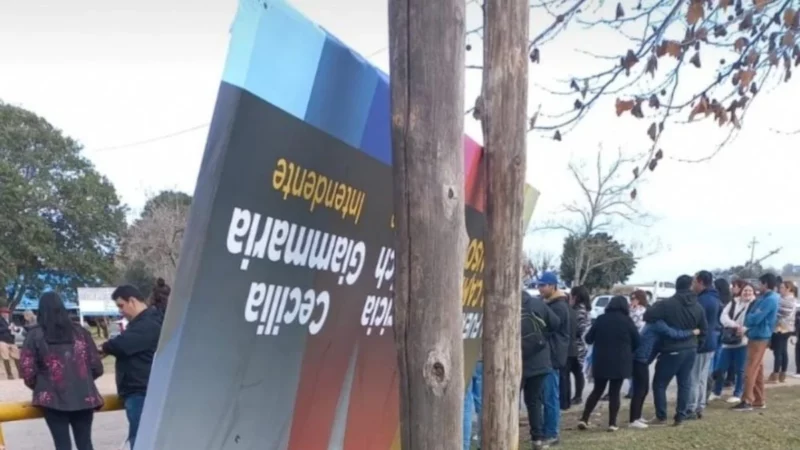 Acto de vandalismo en la campaña de Cecilia Giammaria: Preocupación por el clima político en Ramallo