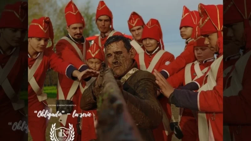 Actores en escena: La Banda Infanto Juvenil de Ramallo se luce en la serie histórica