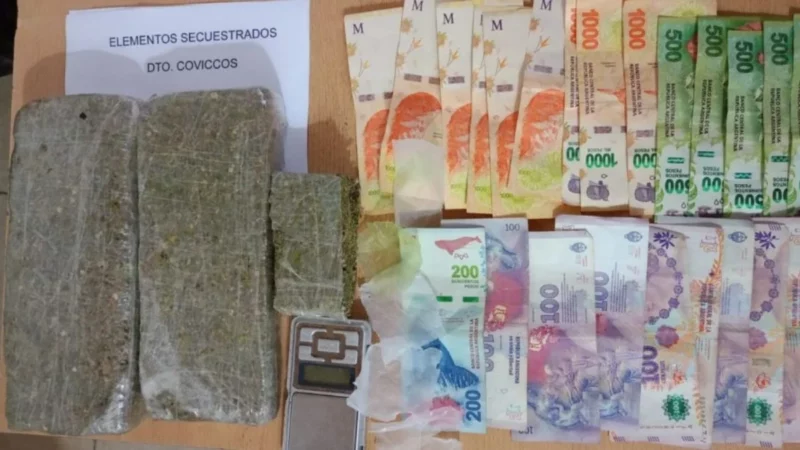 Armas y drogas secuestradas