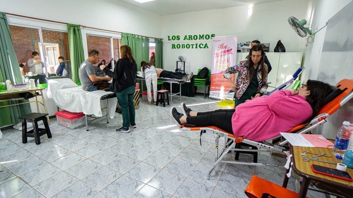 El hospital San Felipe realizó una nueva colecta de sangre