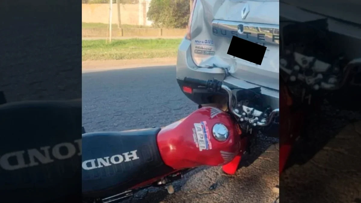 motociclista de 20 años