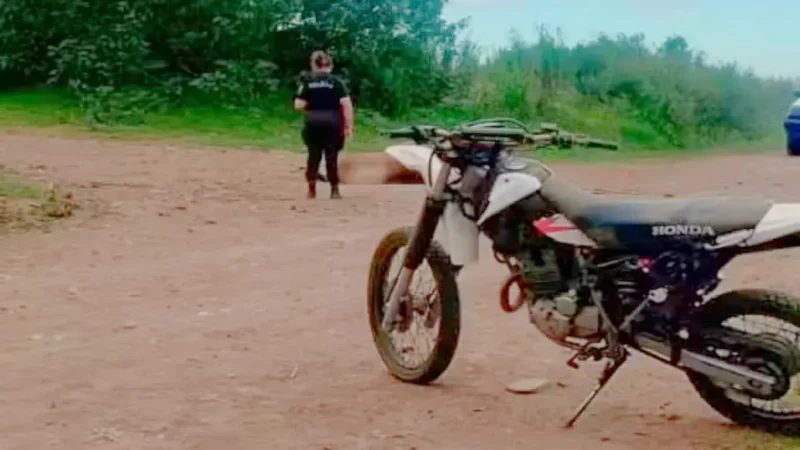 Motociclista caballo