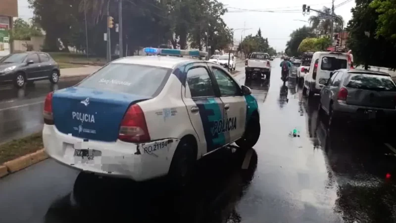 Colisión en Avenida Savio