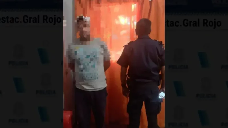 Detenido por golpear