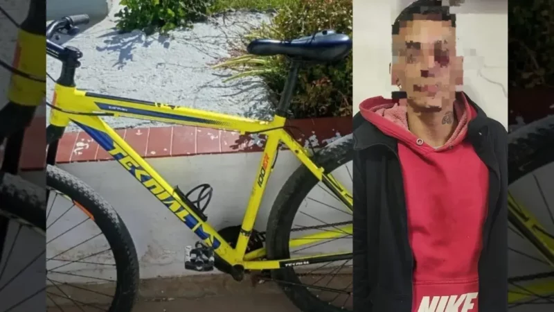 Robo bicicleta San Nicolás