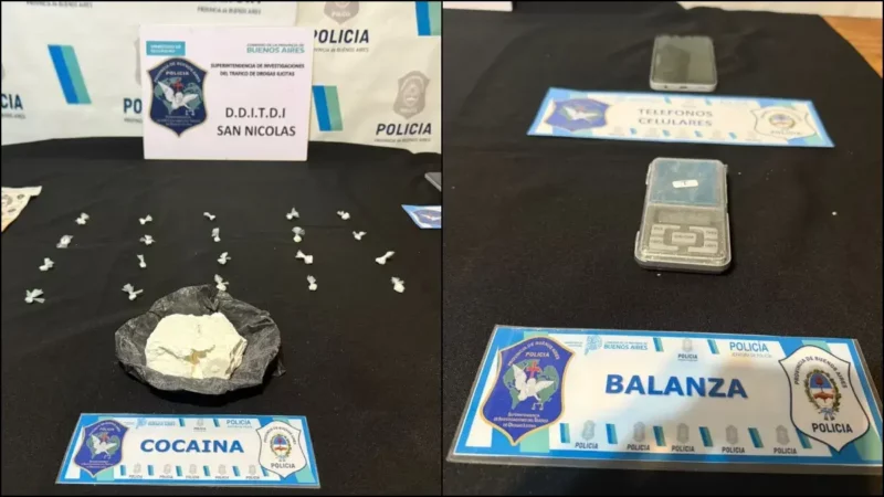 secuestro de cocaína