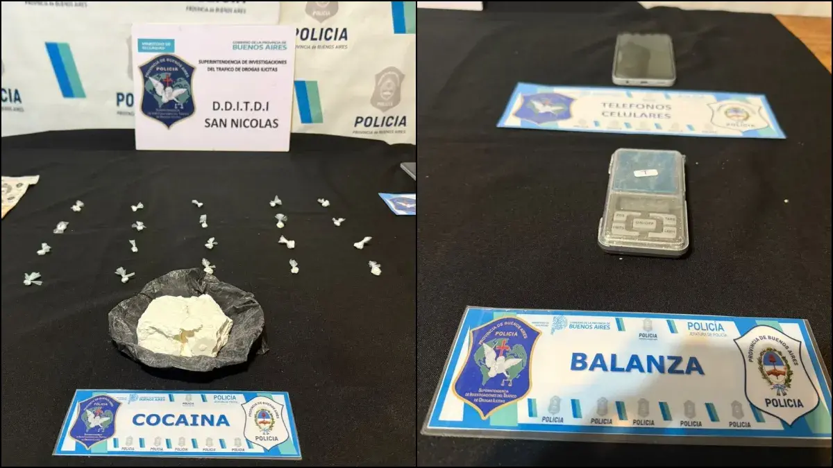 secuestro de cocaína