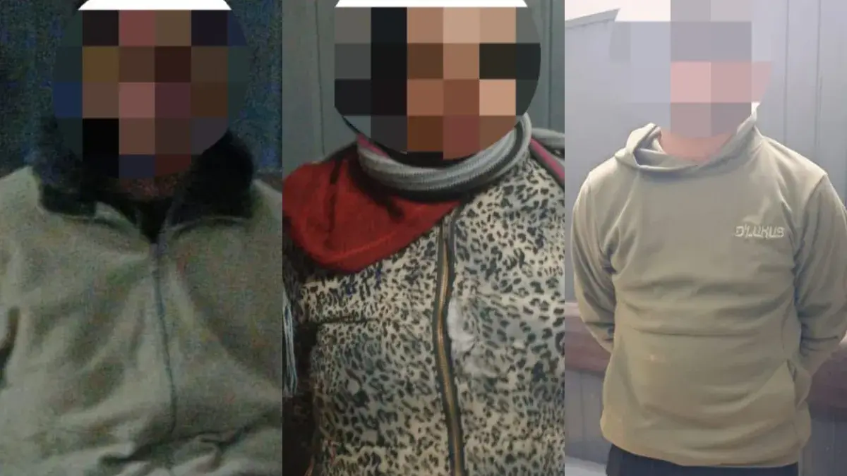 Tres personas detenidas