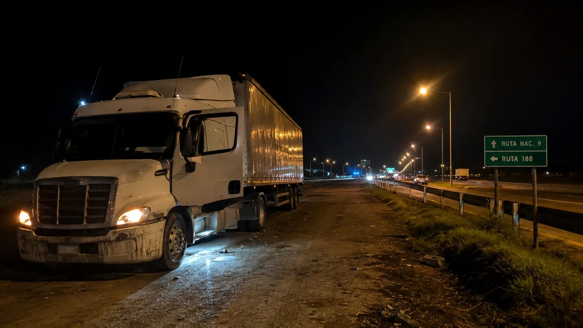 asalto a camionero