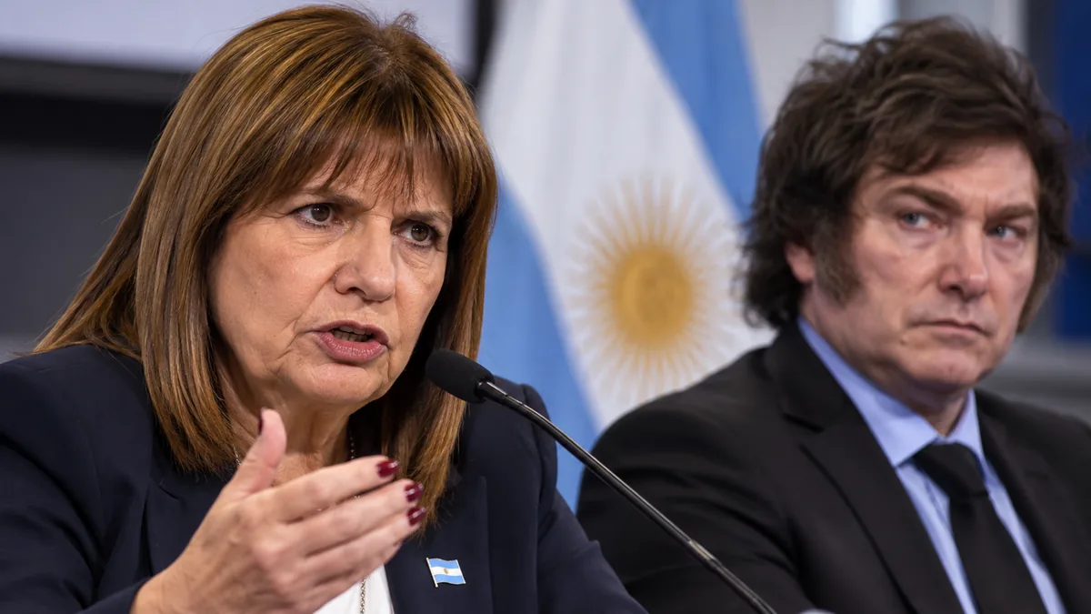 Bullrich cuestionó a Milei